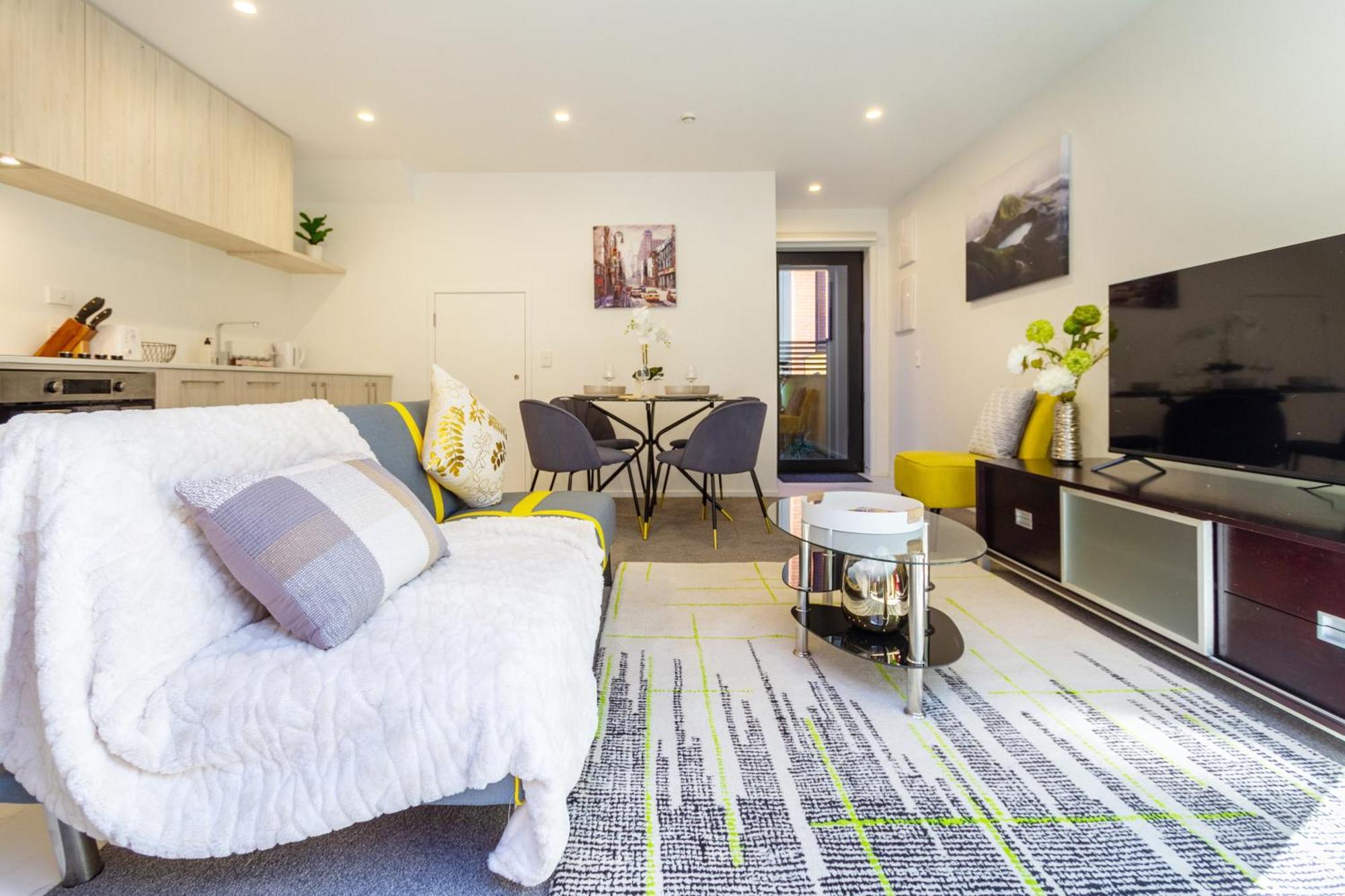 Central Escape On Cashel Street 2 Bed 2 Bath Крайстчёрч Экстерьер фото